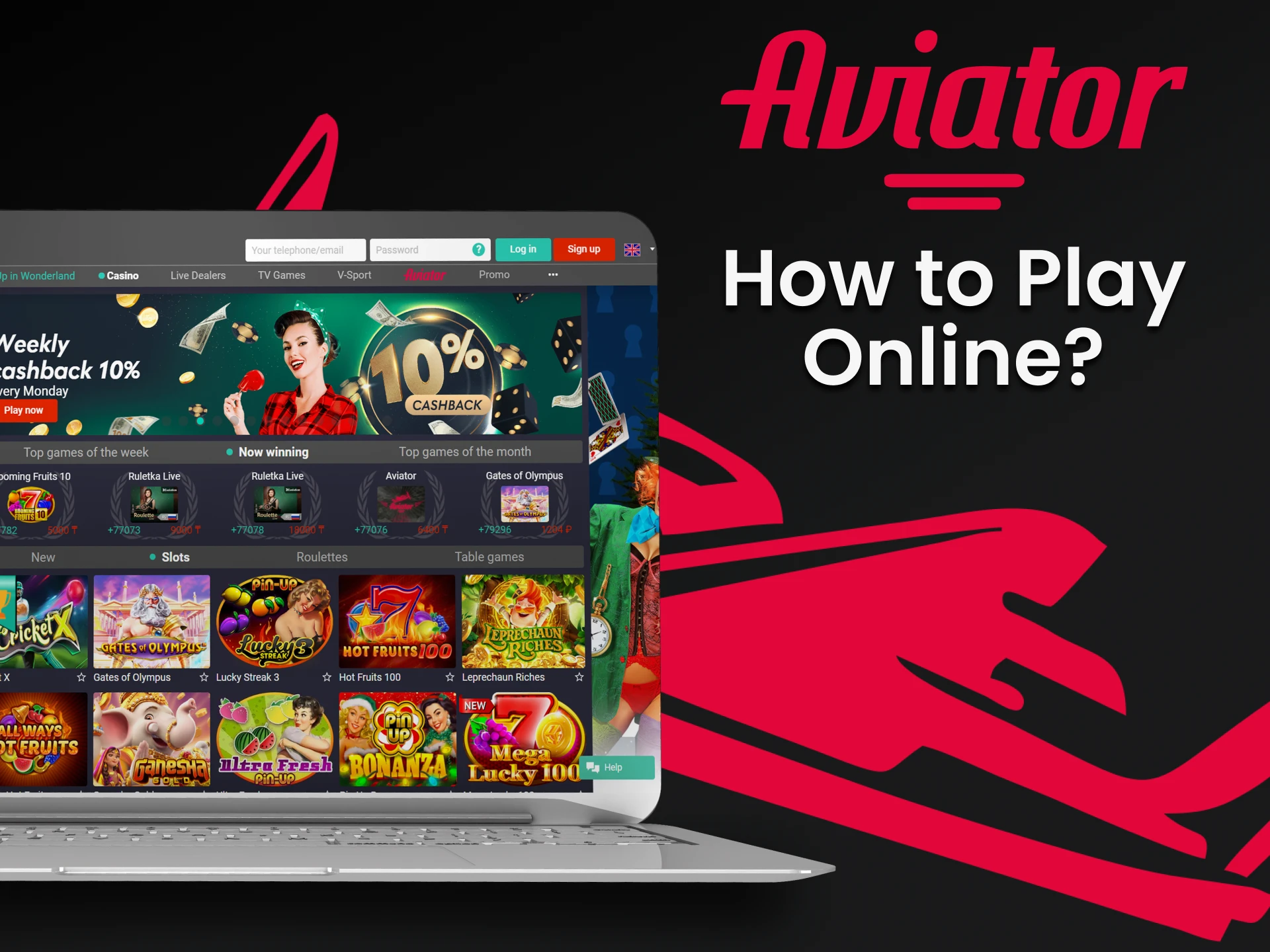 You can always start playing the online version of the game Aviator.