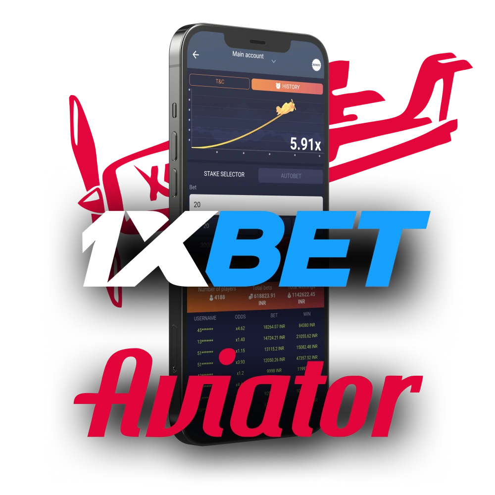 Instale o aplicativo 1xbet para jogar Aviator.