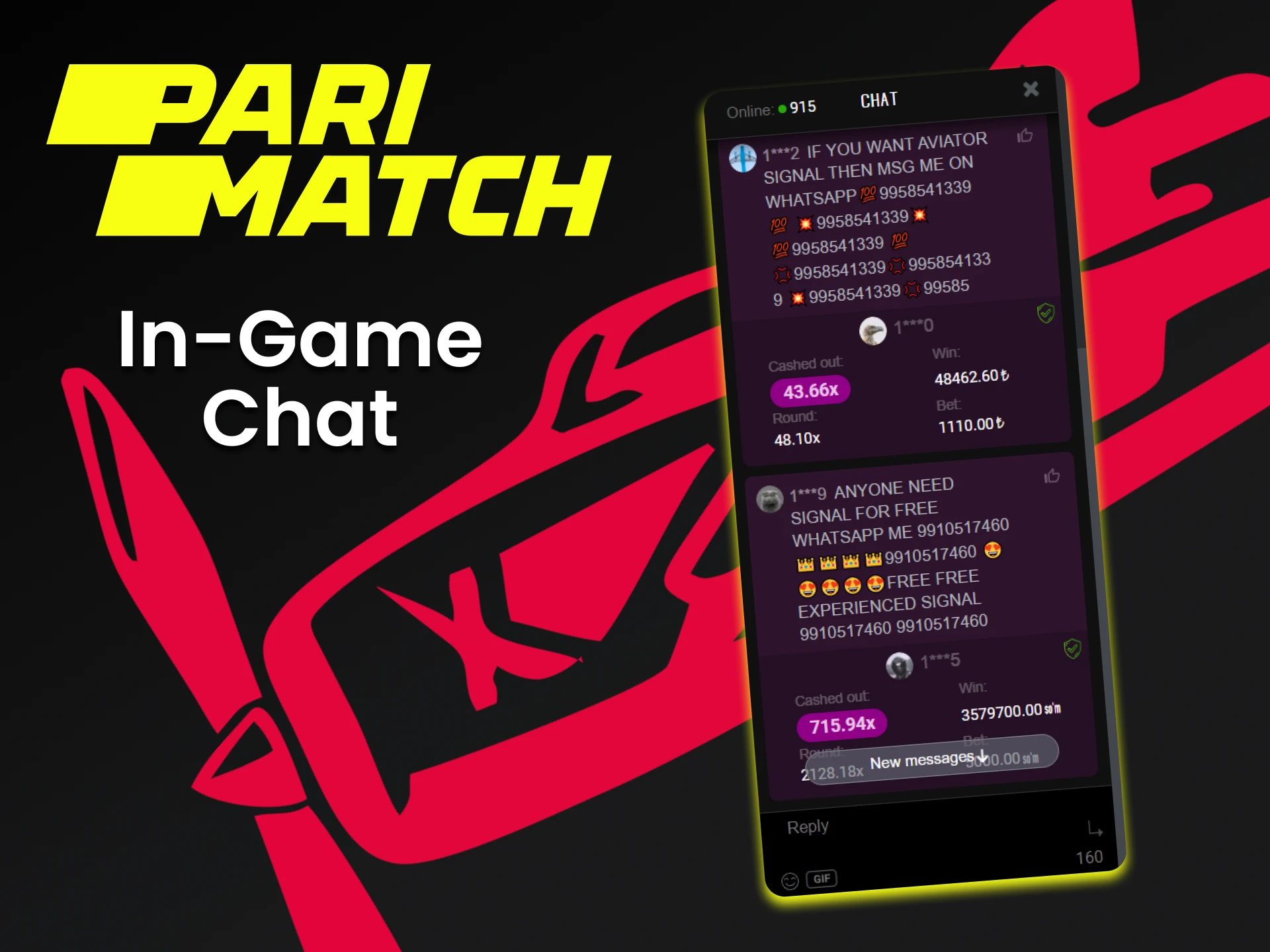 The Aviator game interface provides a chat to communicate with other players.