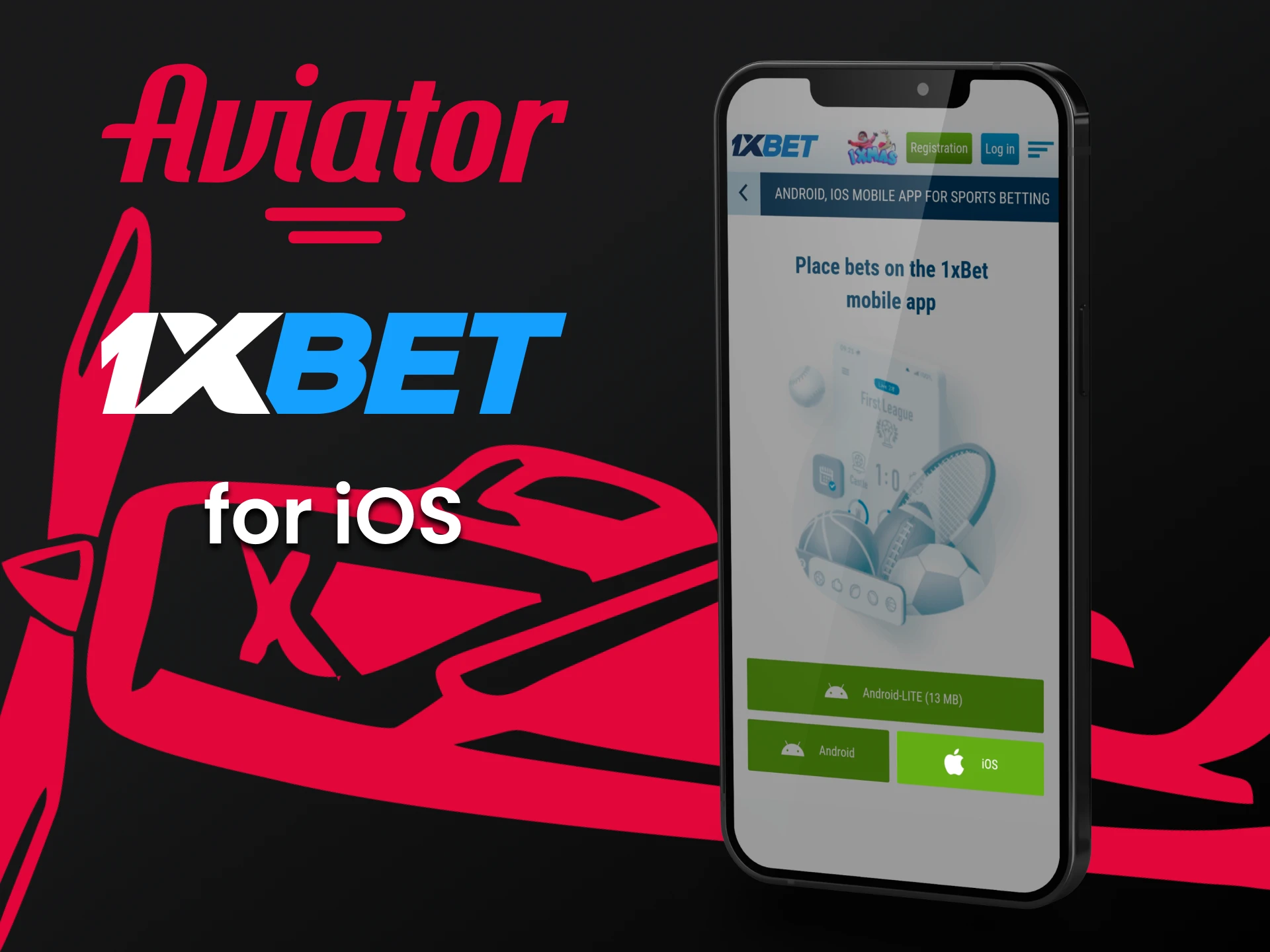 Descarregue a aplicação para ios da 1xbet.