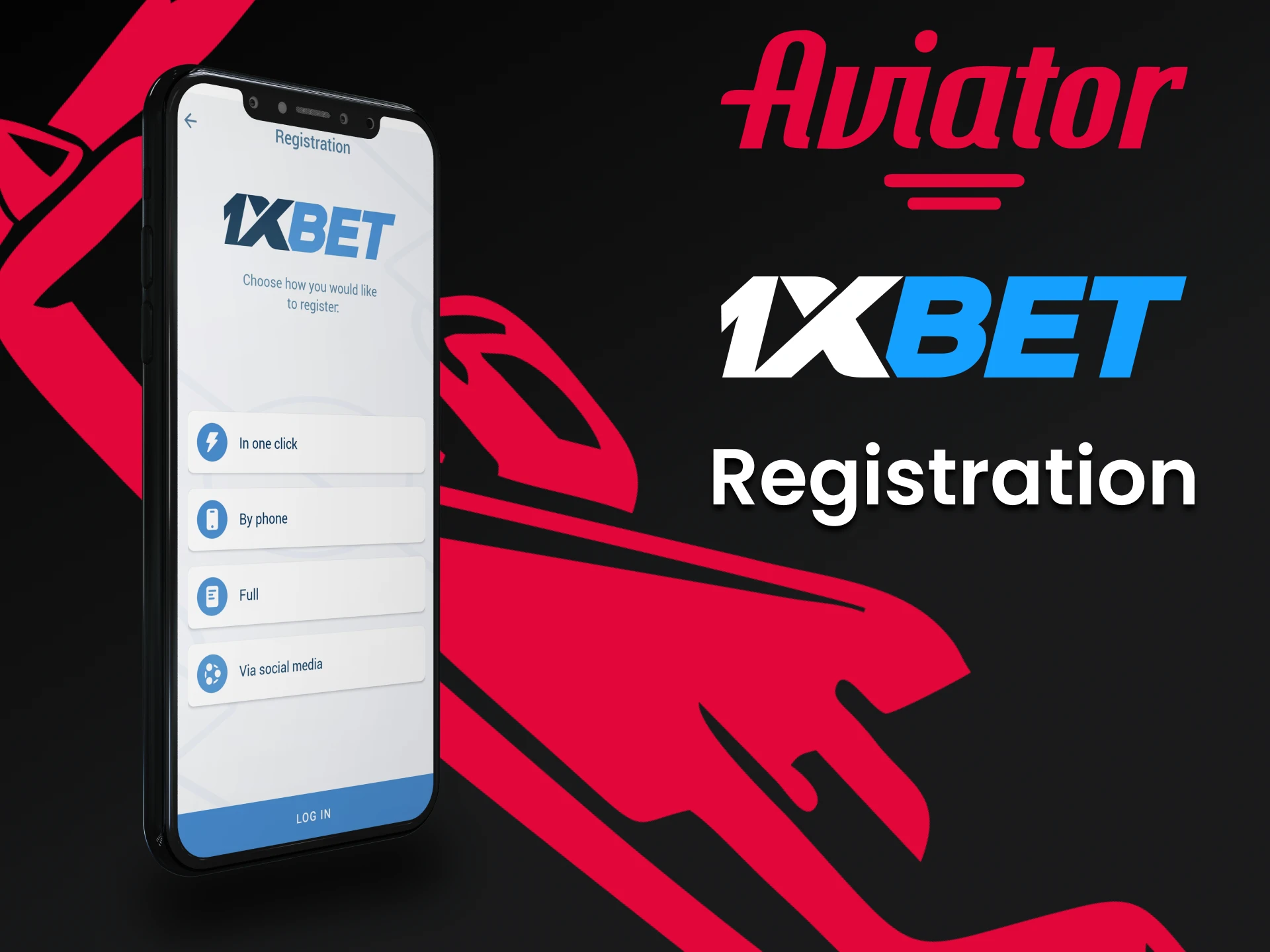 Criar uma conta para jogar Aviator na 1xbet.