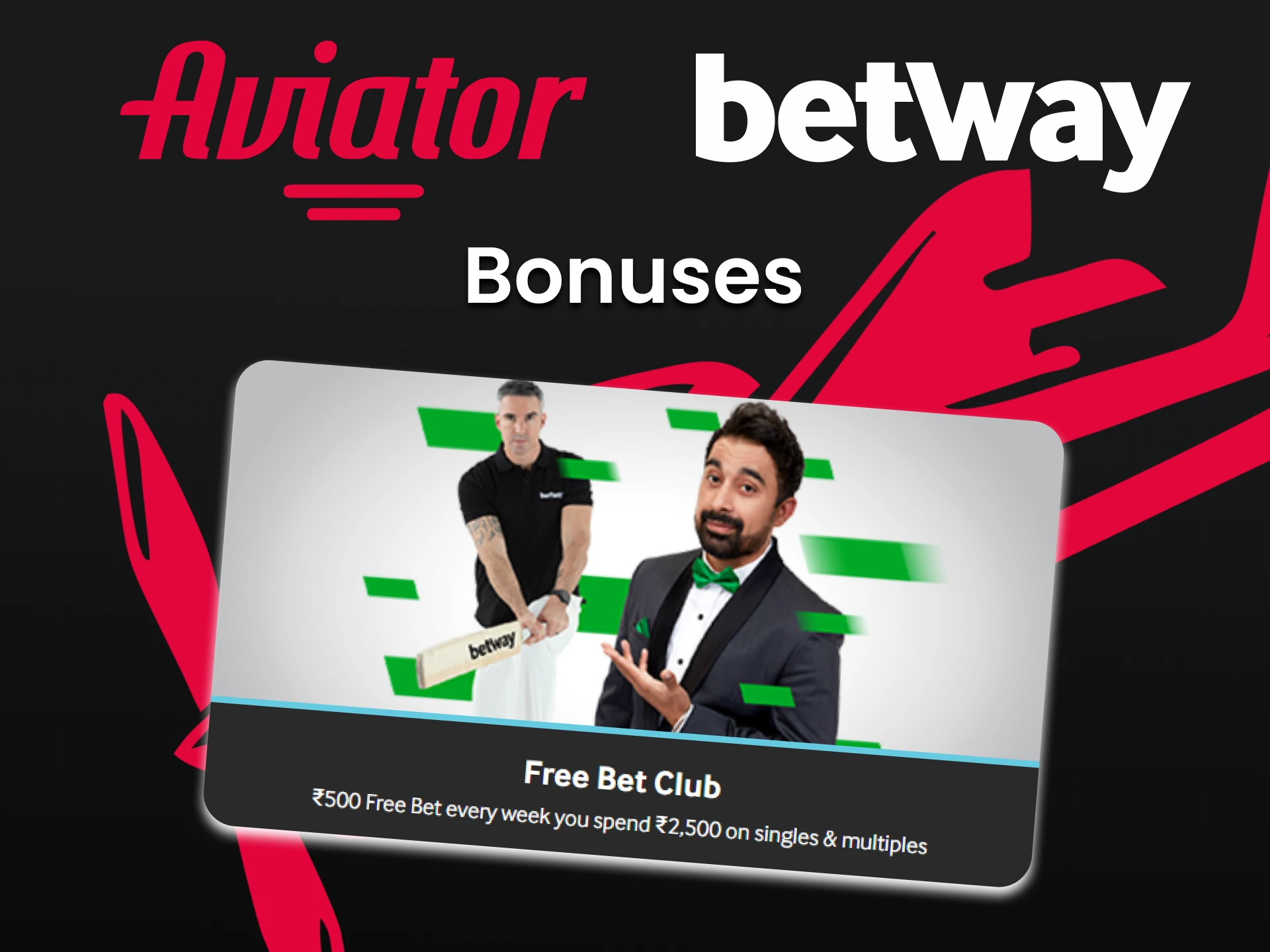 Para jogar no Aviator, você receberá um bônus da Betway.