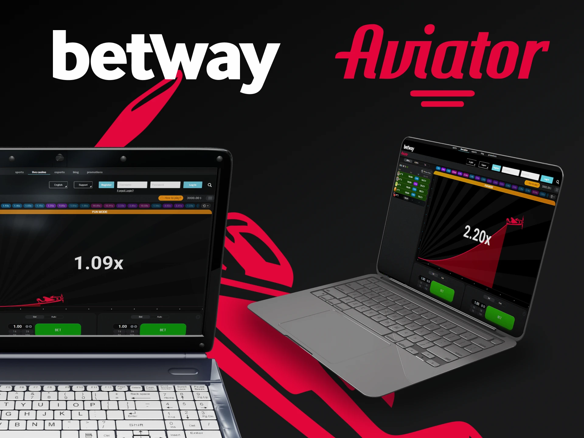 Descubra em que dispositivo será conveniente para si jogar Aviator da Betway.