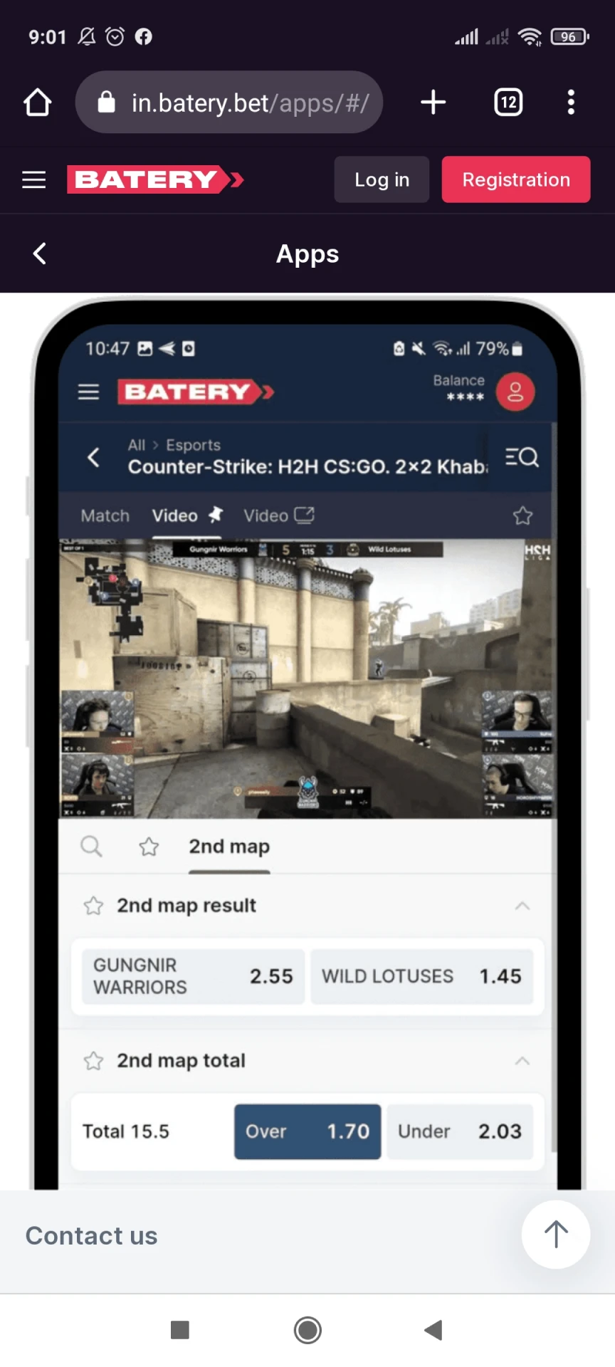 Baixe o aplicativo Batery para Android.