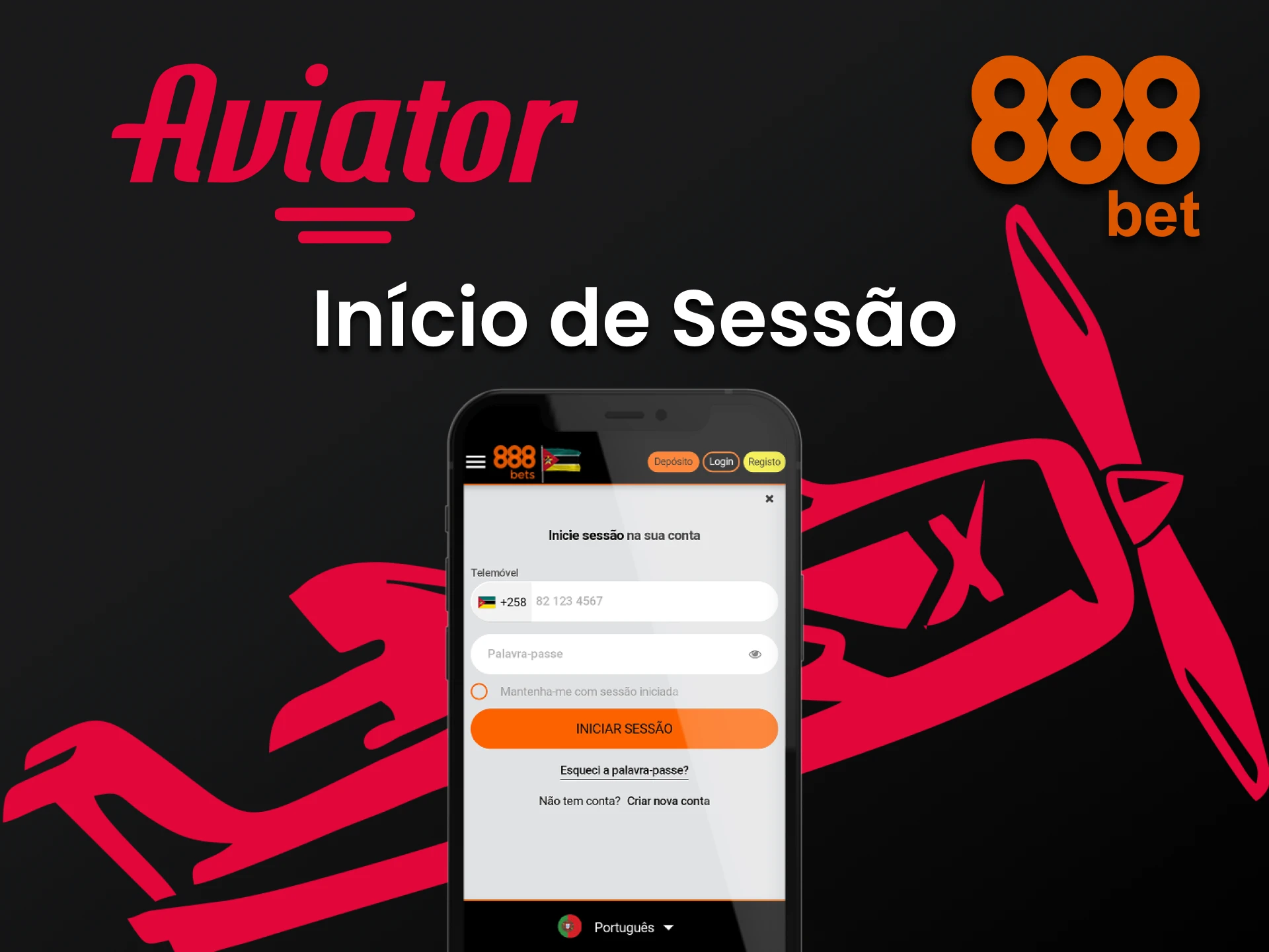 Faça login na sua conta 888bet por meio do aplicativo Aviator.