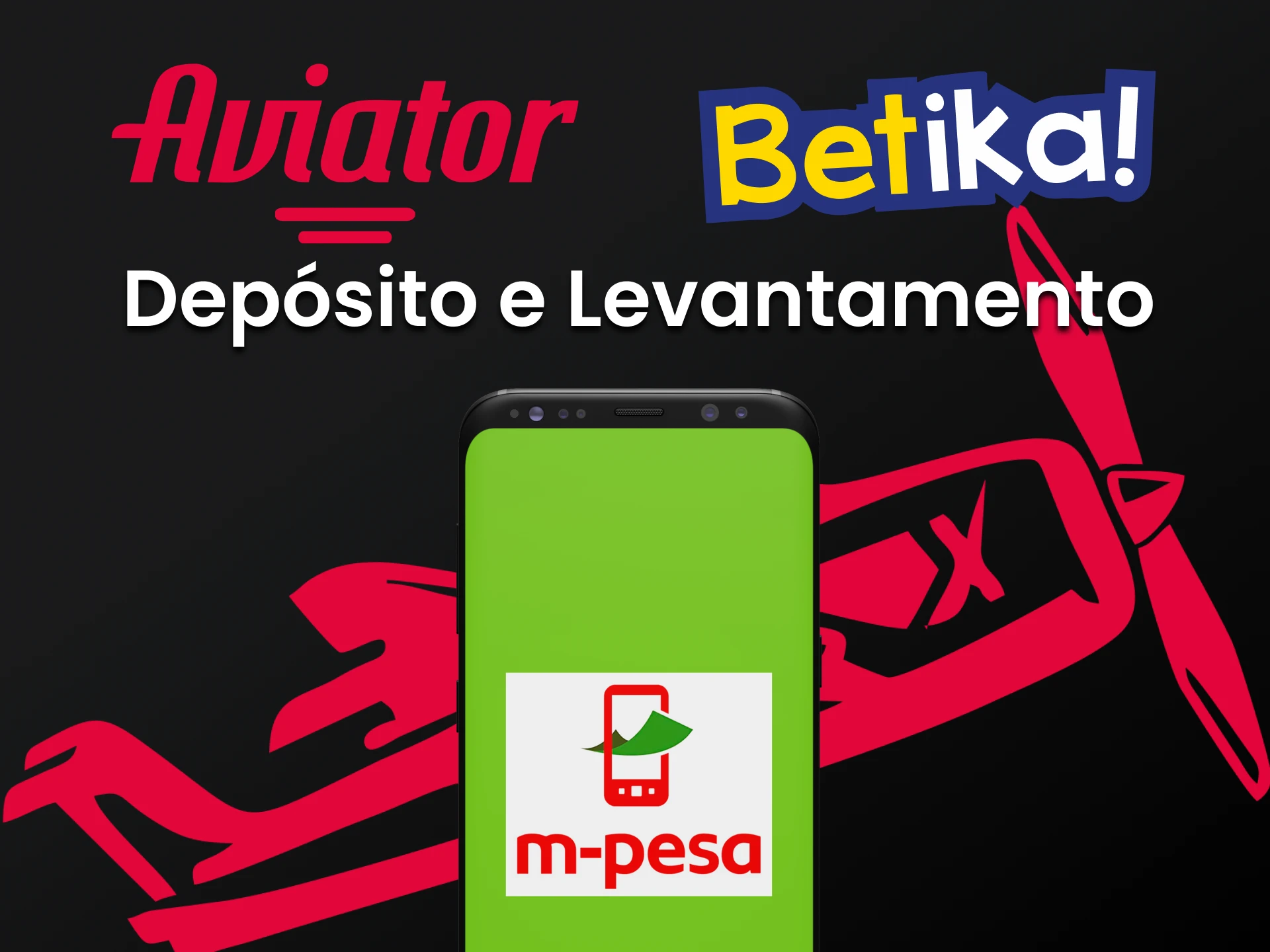 Deposite e retire fundos para o Aviator no Betika.