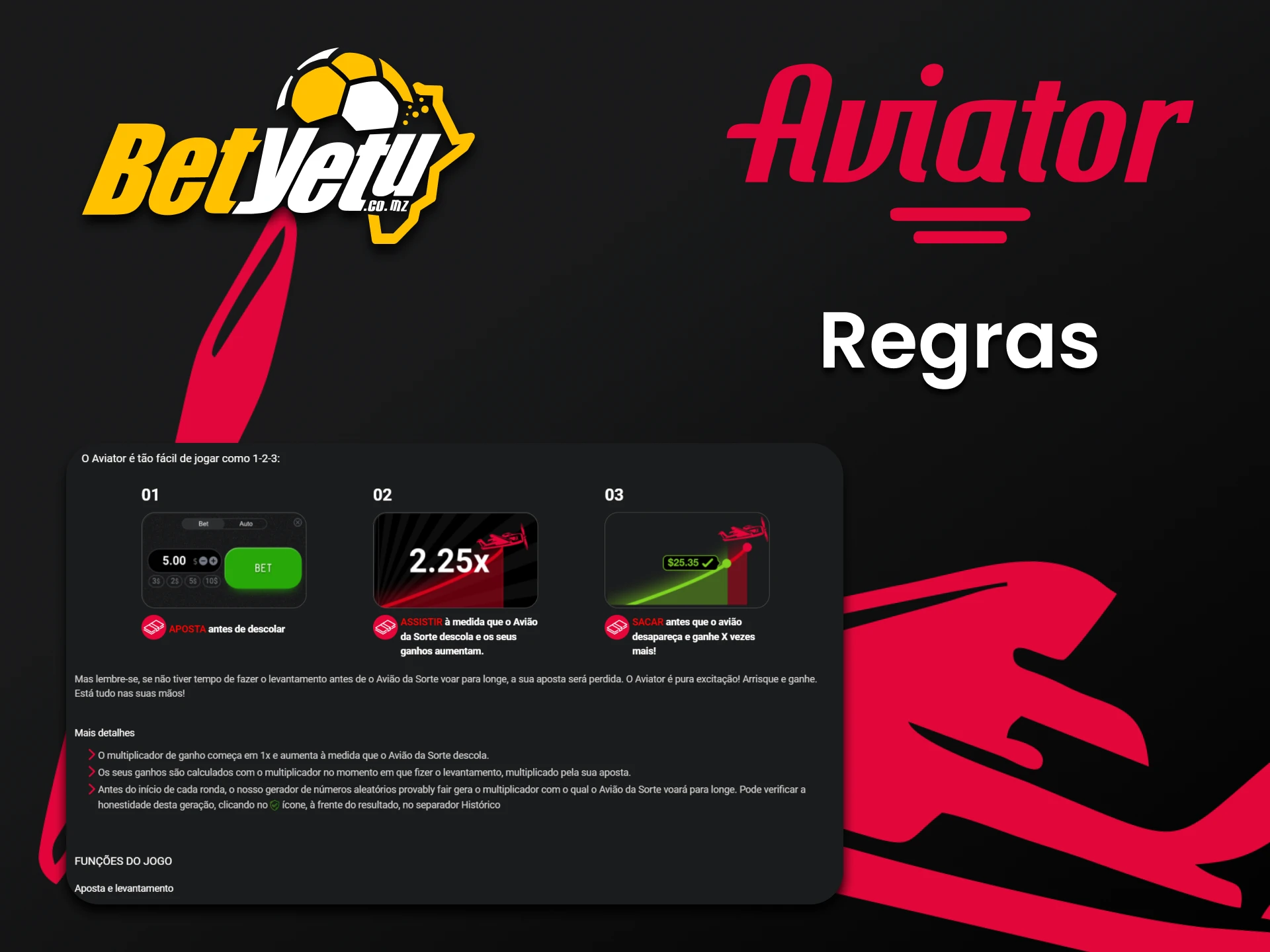 Vamos falar sobre as regras do jogo Aviator.