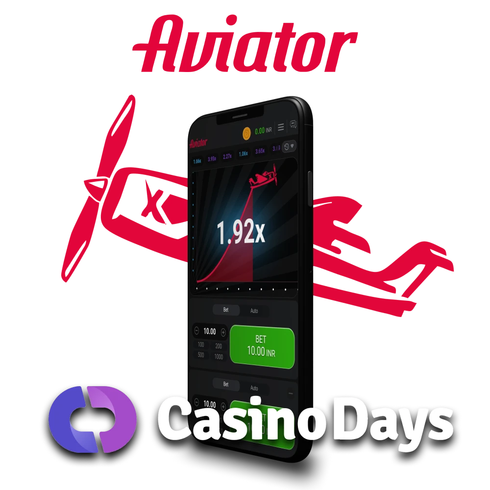 Download the Casino Days app to play Aviator.