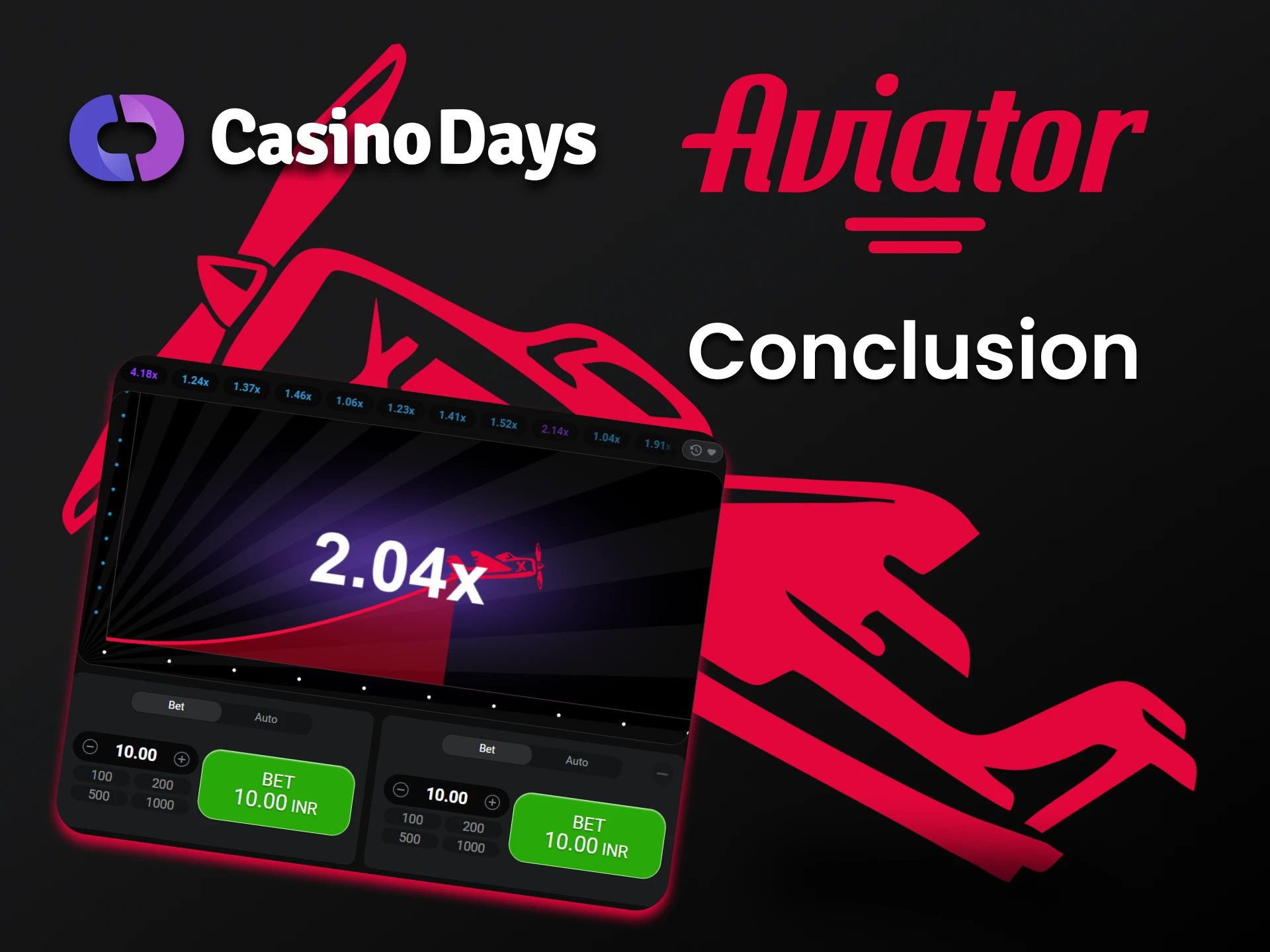 Play Aviator at Casino Days with the correct choice.