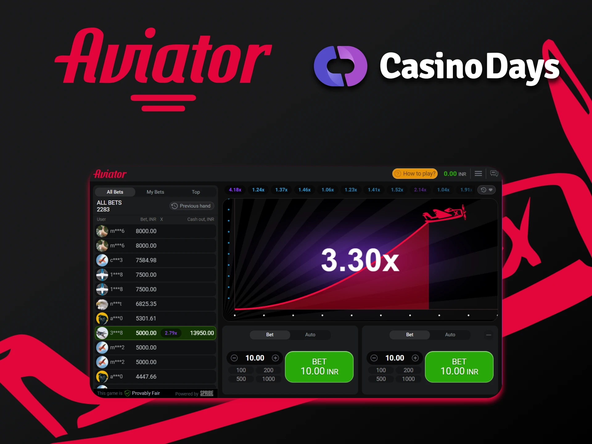 Find out all about Aviator at Casino Days.