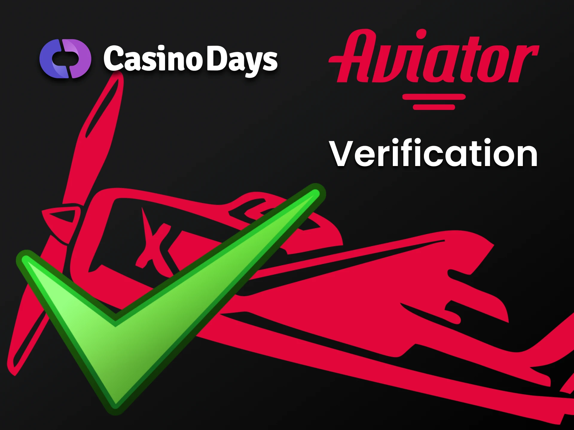 Fill out all the information for the Casino Days website to play Aviator.