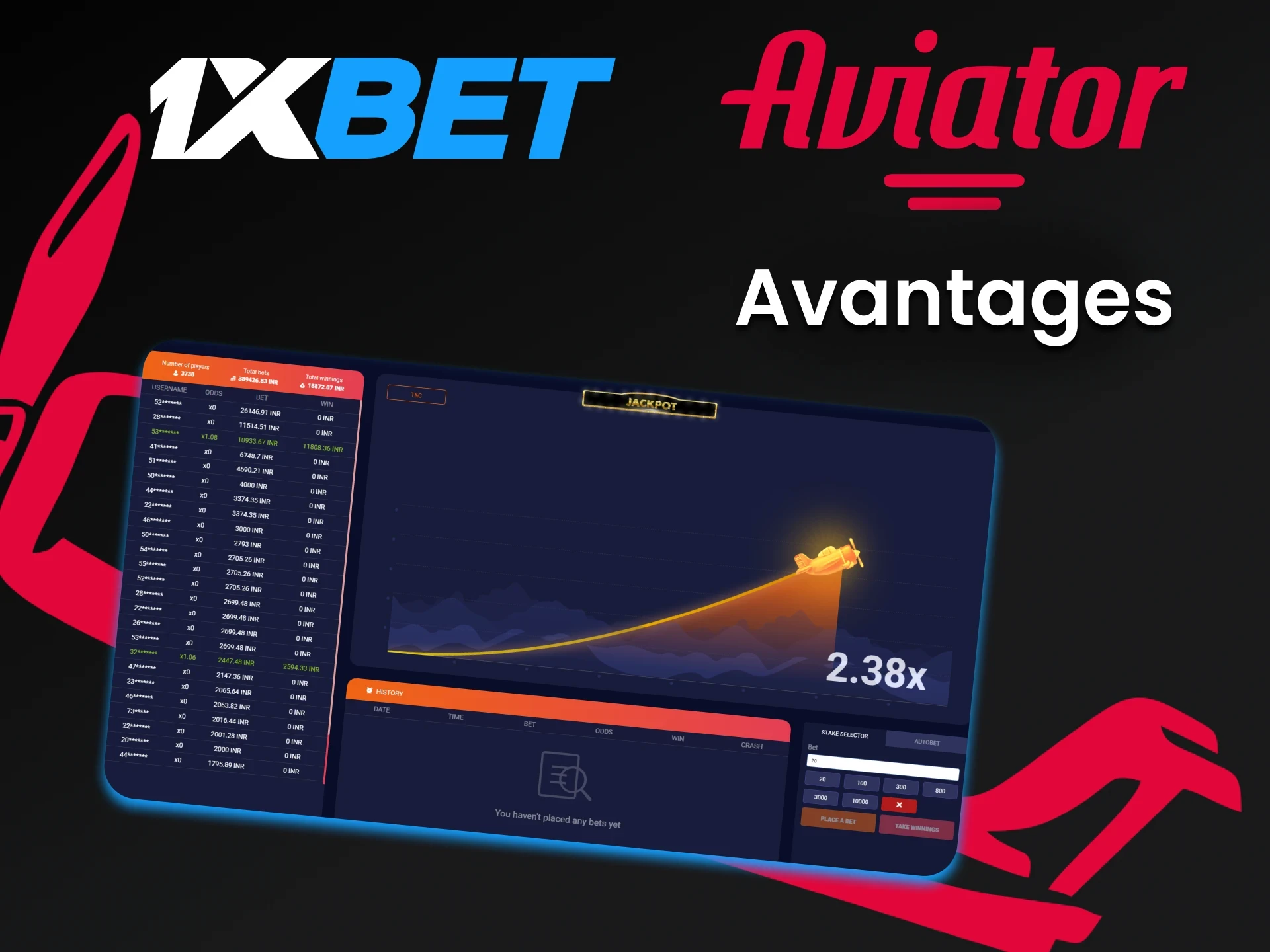 1xbet vous surprendra agréablement en jouant à Aviator.