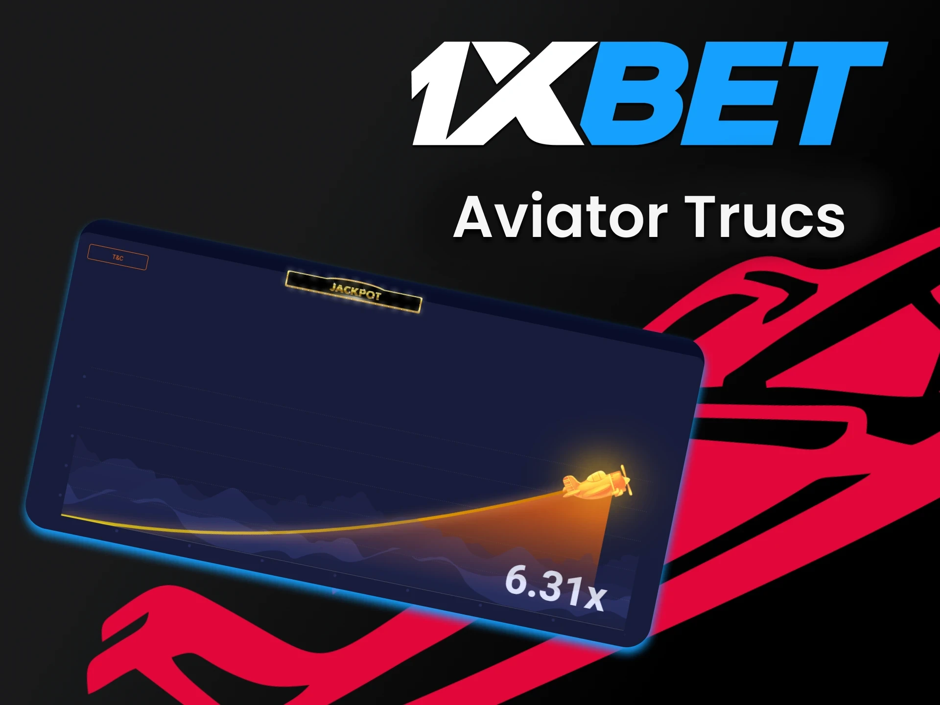 Utilisez tous les trucs et astuces pour gagner dans le jeu 1xbet Aviator.