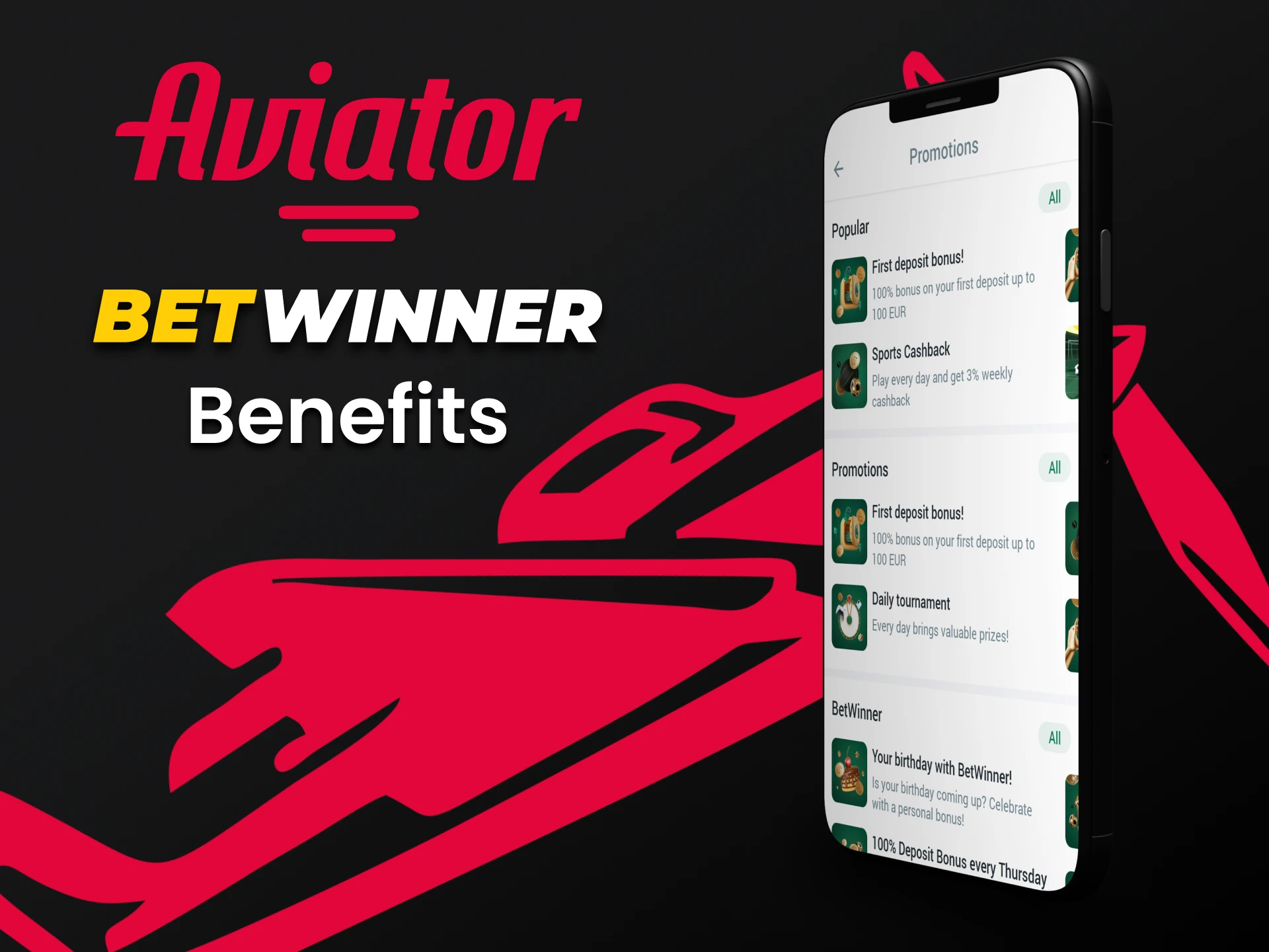 The Betwinner app has many advantages for playing Aviator.