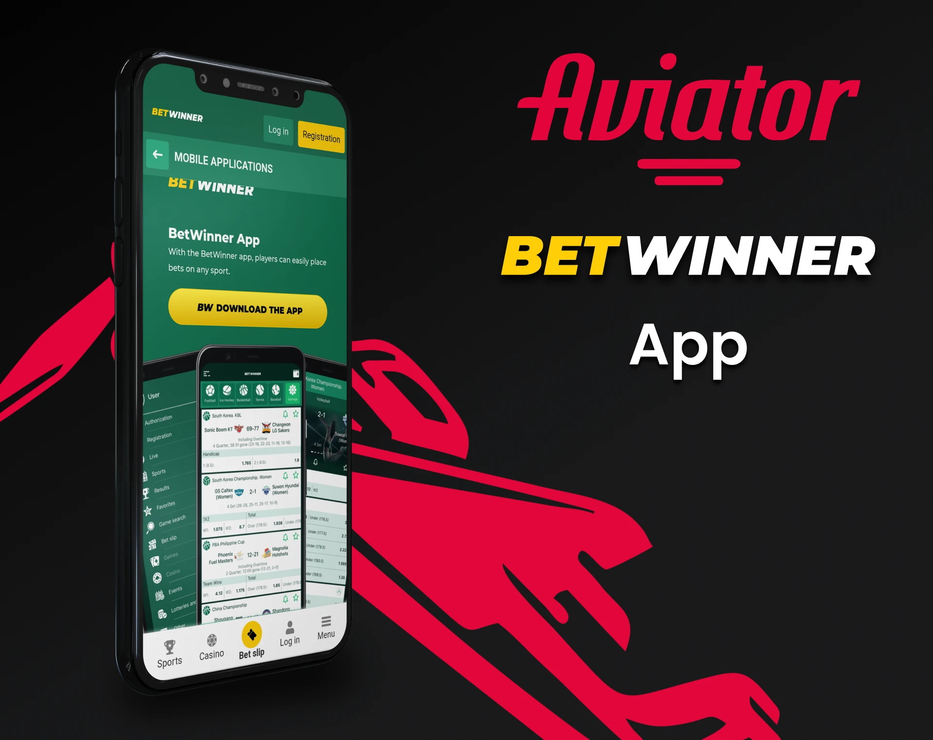 Play Aviator via phone on Betwinner.