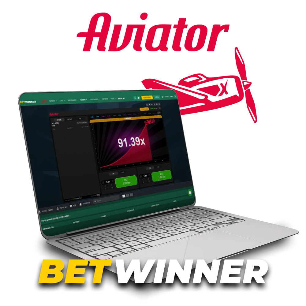 Choose Betwinner to play Aviator.