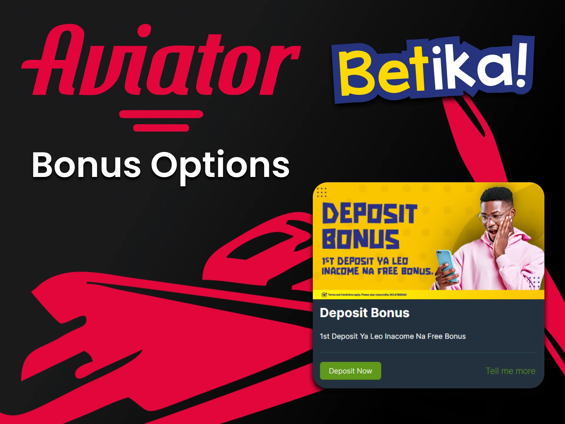 Betika gives bonuses to Aviator players.