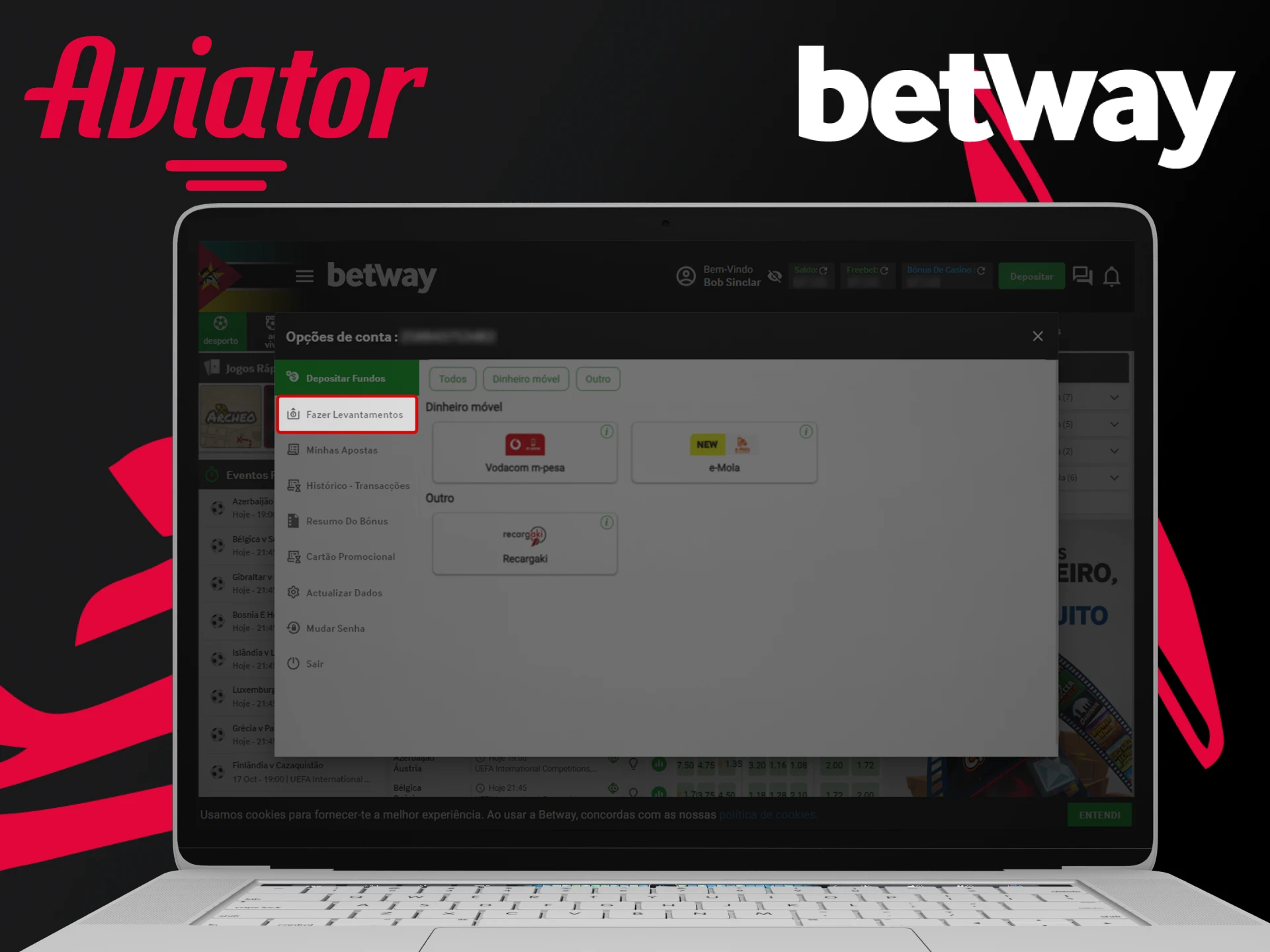 Aprenda como retirar facilmente seu dinheiro da Betway com estas instruções.