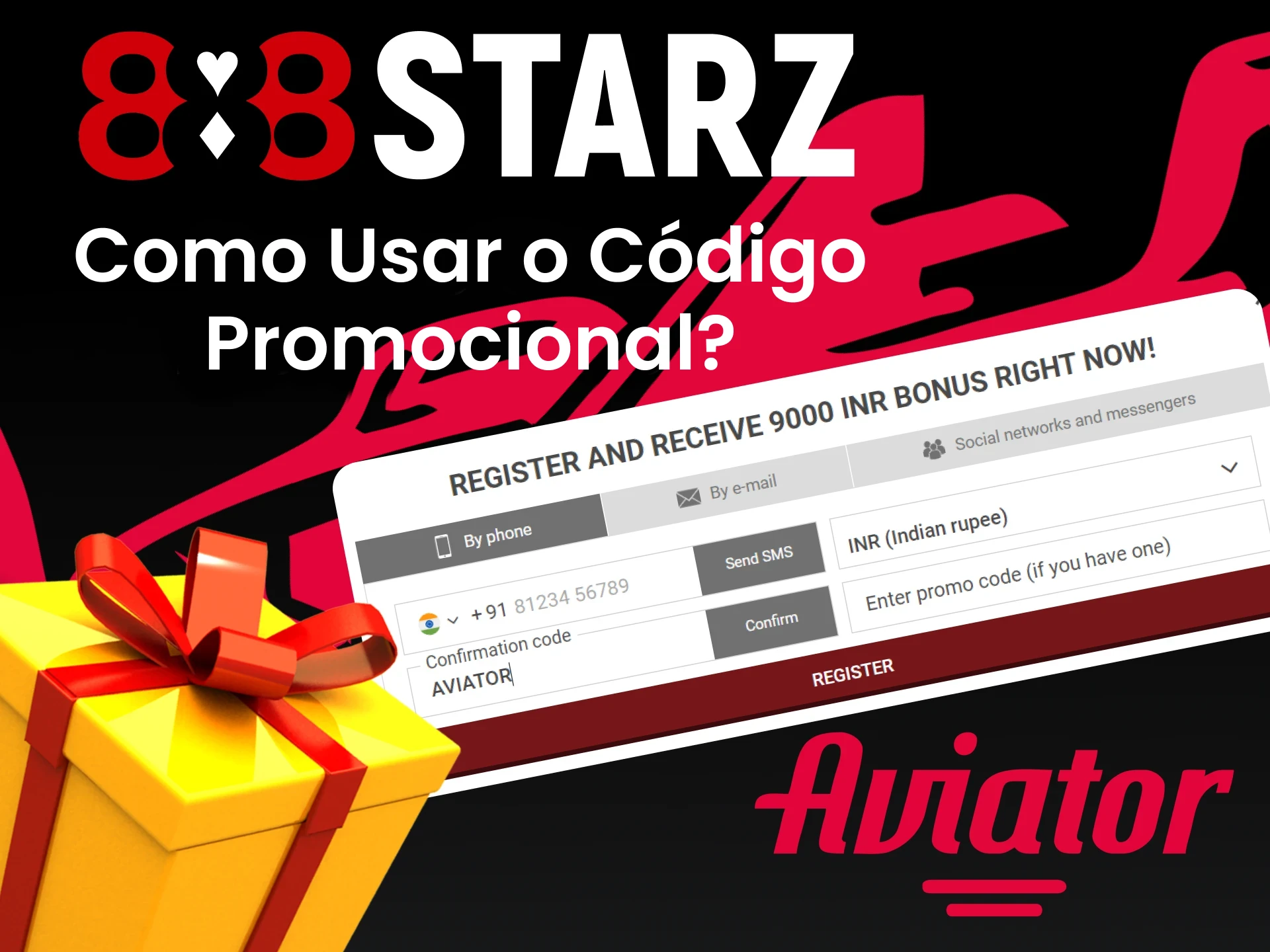 Saiba como aplicar e usar um código promocional para o Aviator do 888starz.