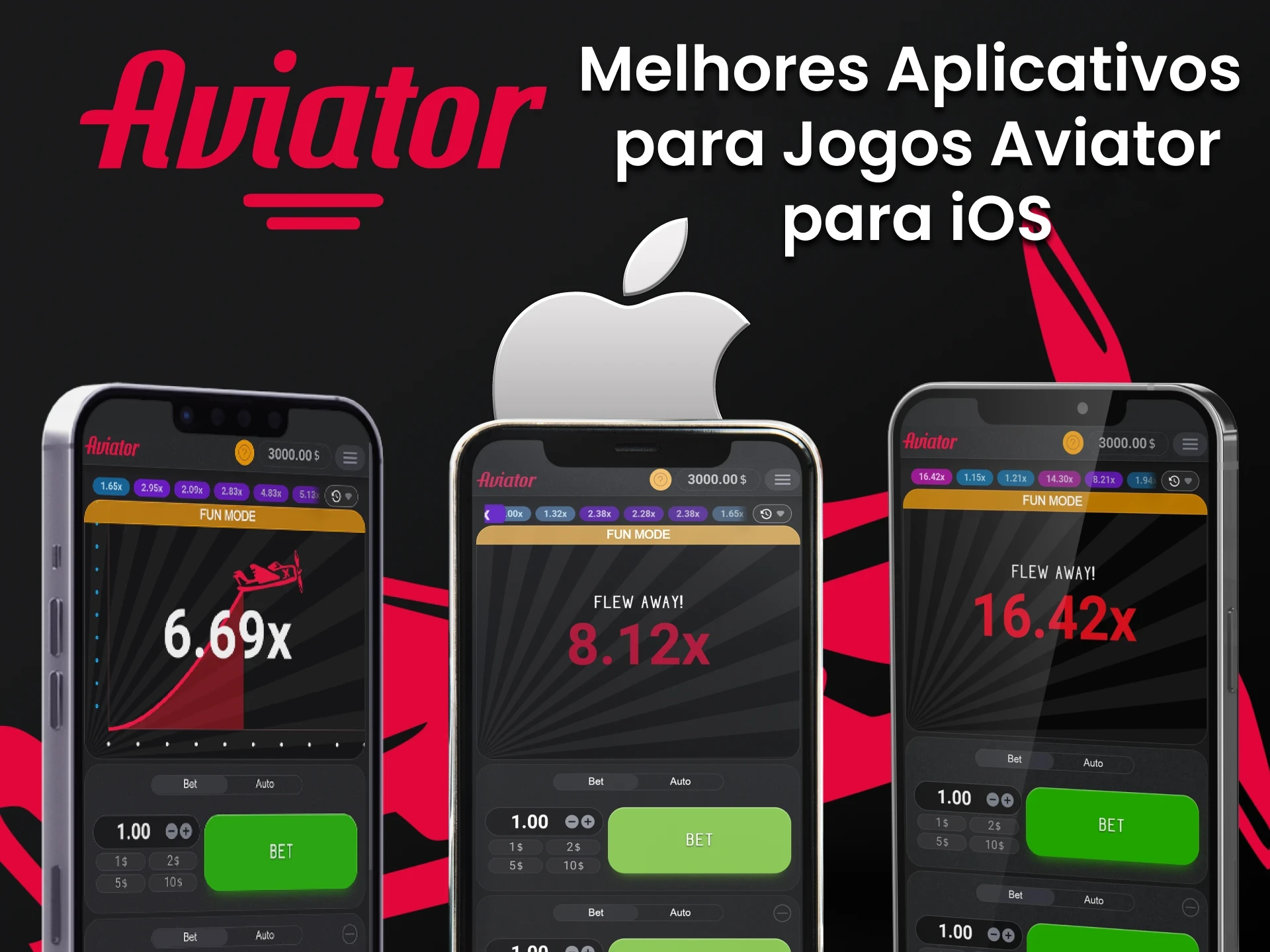 Escolha os 5 melhores aplicativos para iOS para jogar Aviator.