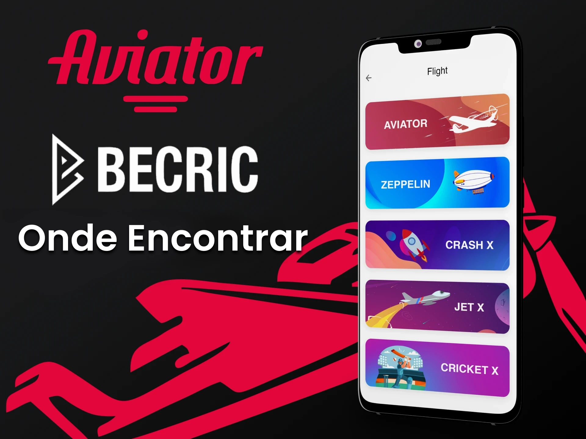 Encontrar o jogo Aviator no aplicativo Becric será difícil.