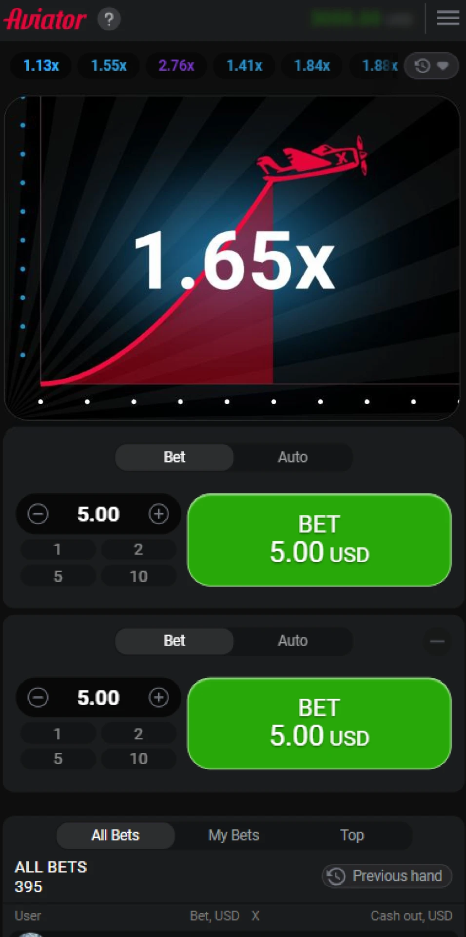 Jogue o jogo Aviator no aplicativo Betway.