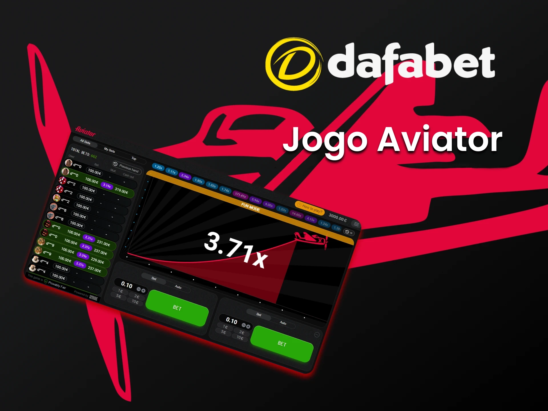 Divirta-se jogando Aviator com a Dafabet.