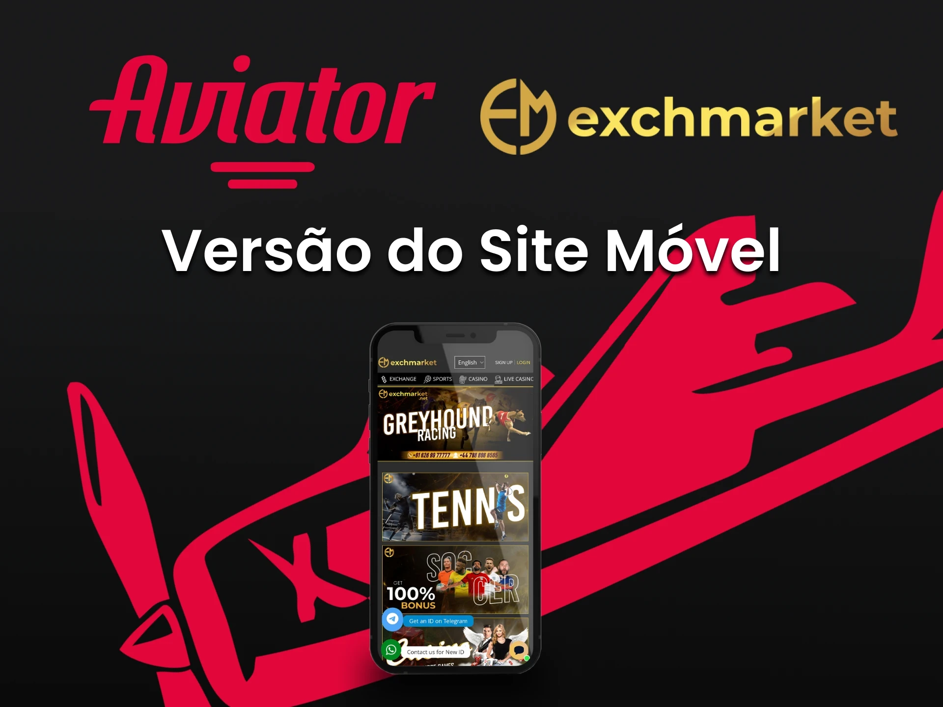 Use o serviço Exchmarket em seu telefone.