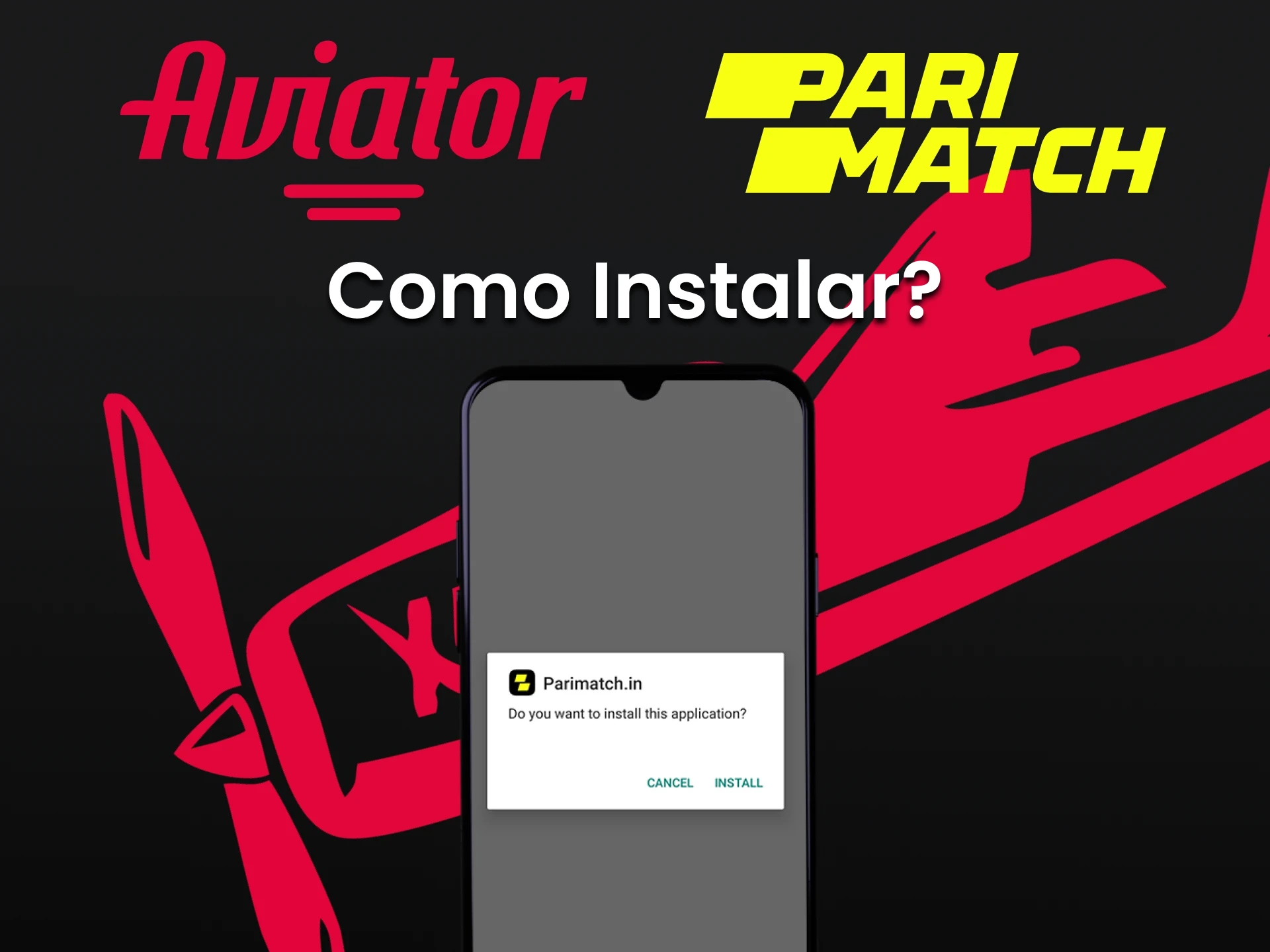 Instale o aplicativo da Parimatch para o seu celular.