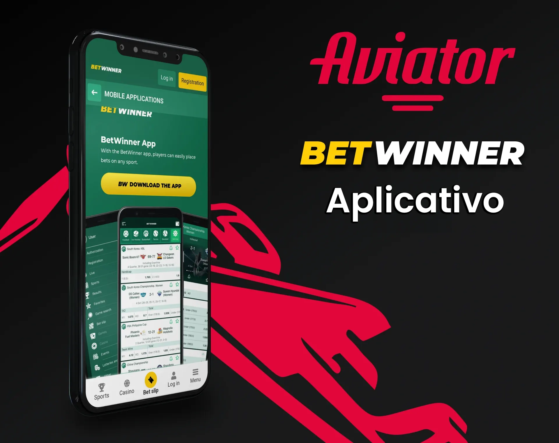 Jogue Aviator via telefone na Betwinner.