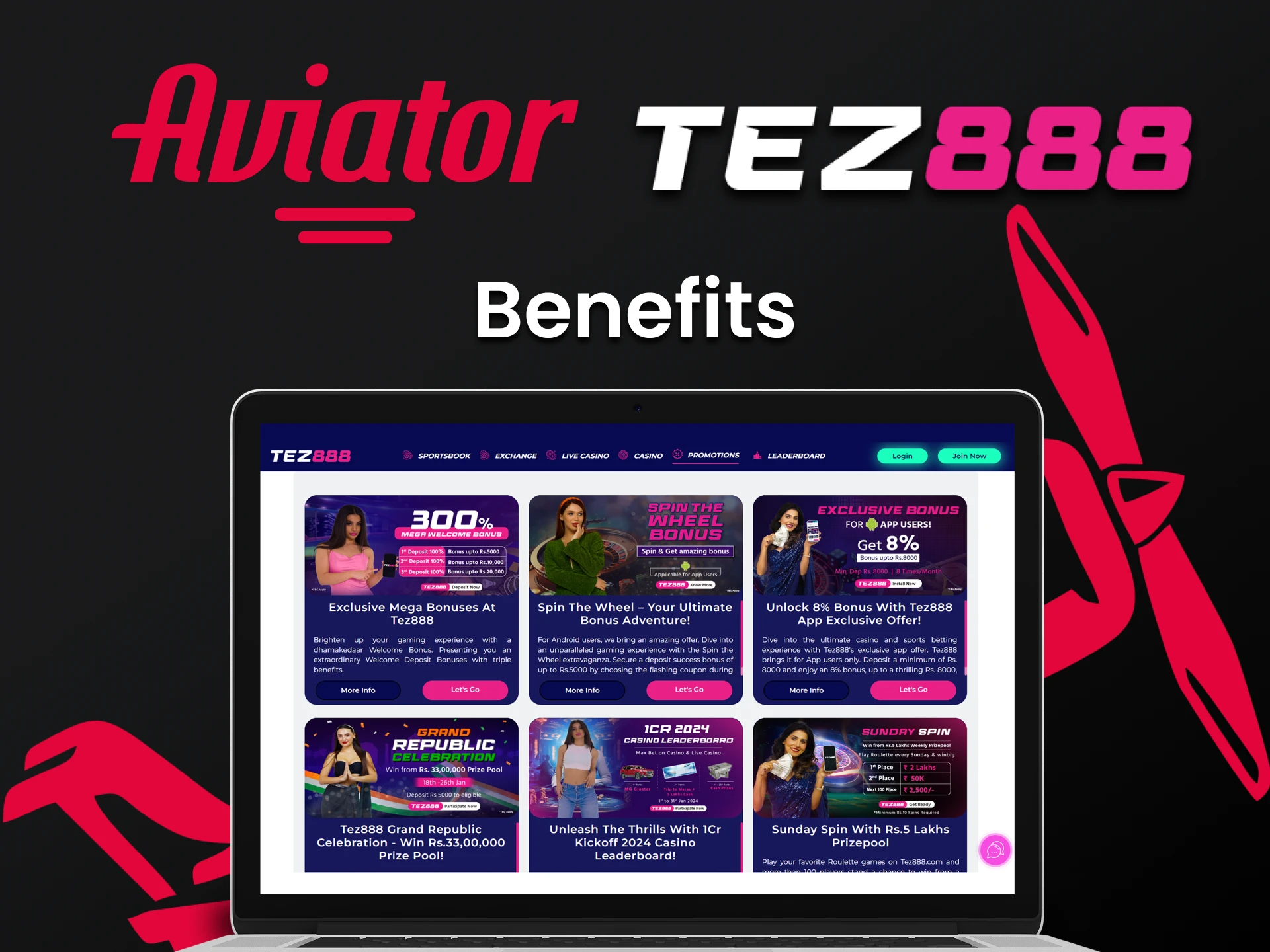 We will tell you about the advantages of Tez888 for playing Aviator.